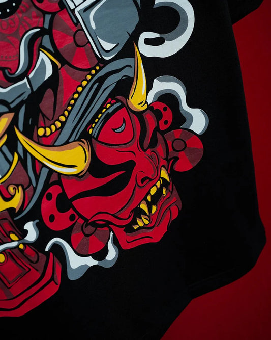 Theyyam Samurai Men Oversized T-shirt
