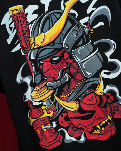 Theyyam Samurai Men Oversized T-shirt